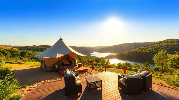 Glamping en auvergne : luxe, nature et aventures inoubliables