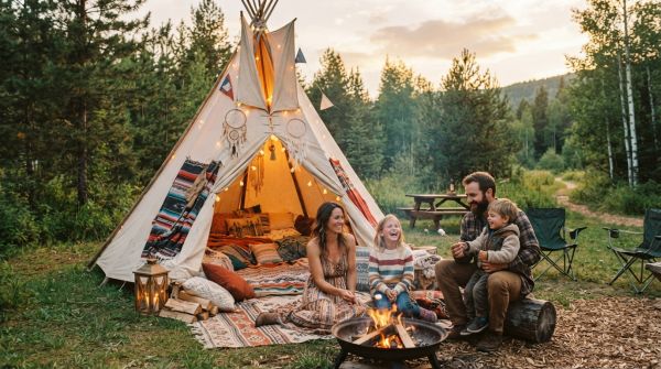 Vacances en famille dans un tipi : guide complet
