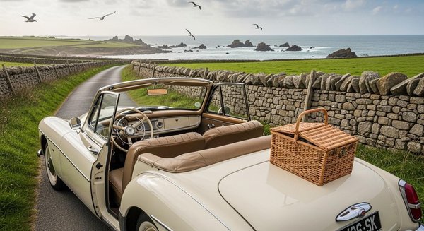 Location voiture rétro en Bretagne : une escapade vintage entre terre et mer